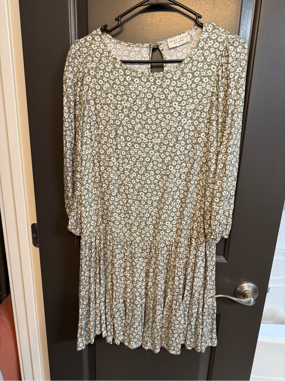 Dress Forum Sage Floral Dress Small Western Boho Prairie Cottagecore